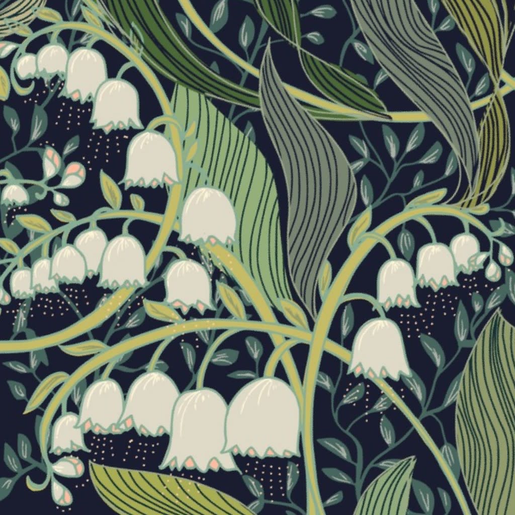 Wonderful poisonous lily of the valley - M Wallpaper by design_d´annick